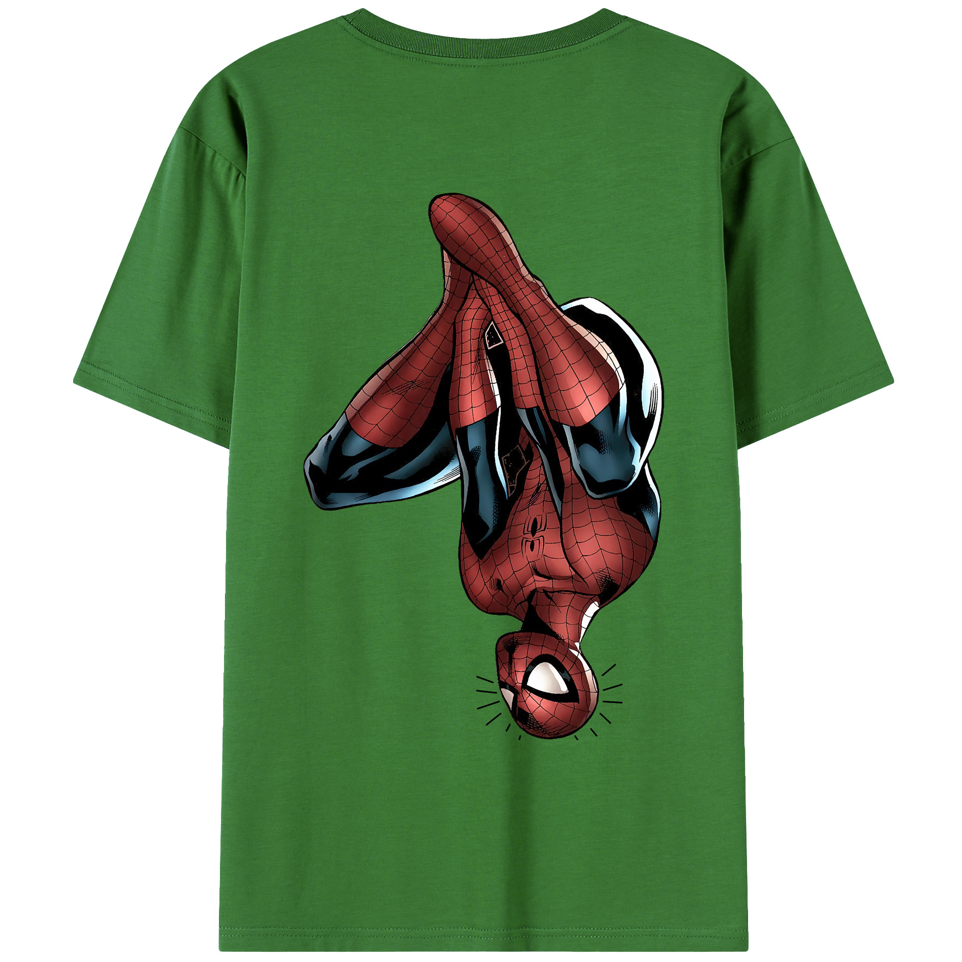 （画像用） Spider Man スパイダーマン レディース半袖Tシャツ(バックプリント)